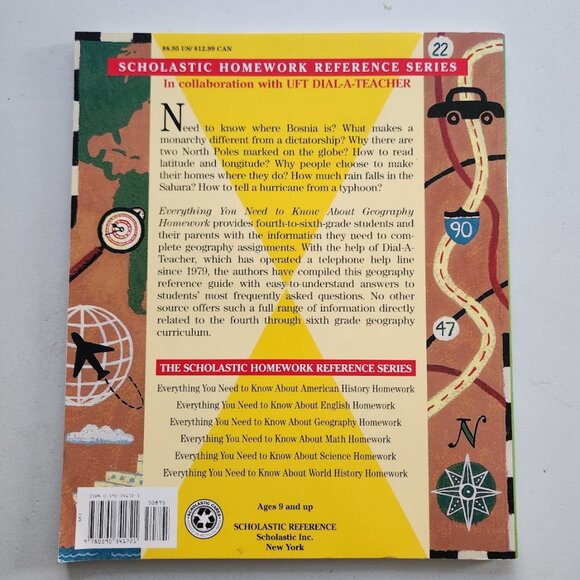 Everything You Need To Know About Geography Homework Book Paperback 978059034172 - Picture 2 of 13